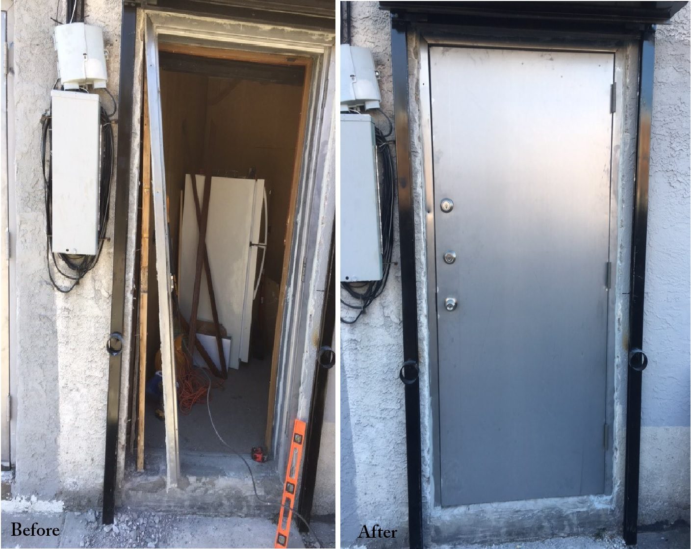 commercial steel door