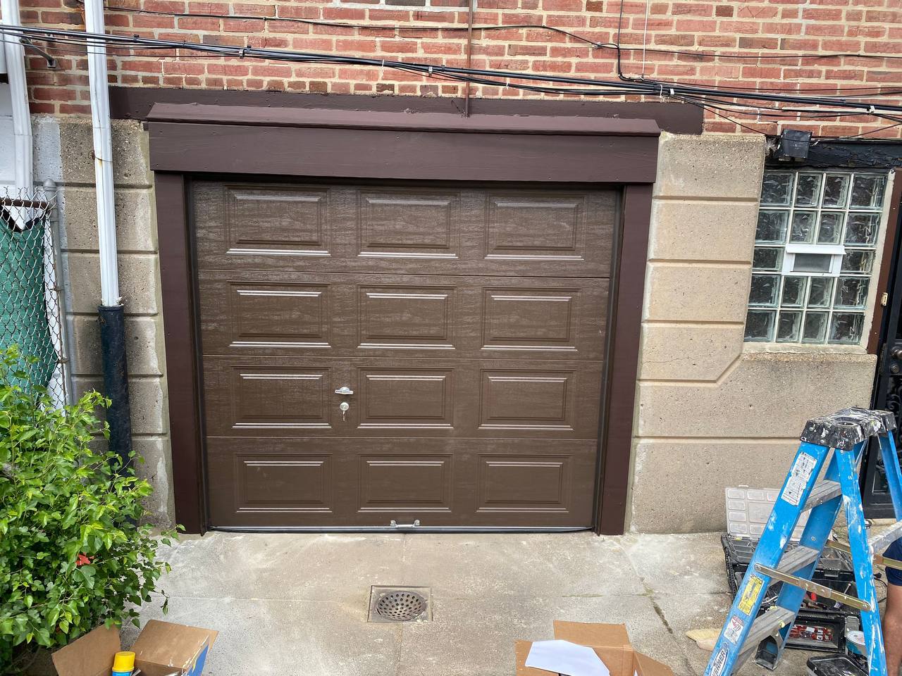garage door hinge replacement