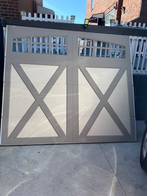 ABGD Before & After Garage Door Installation